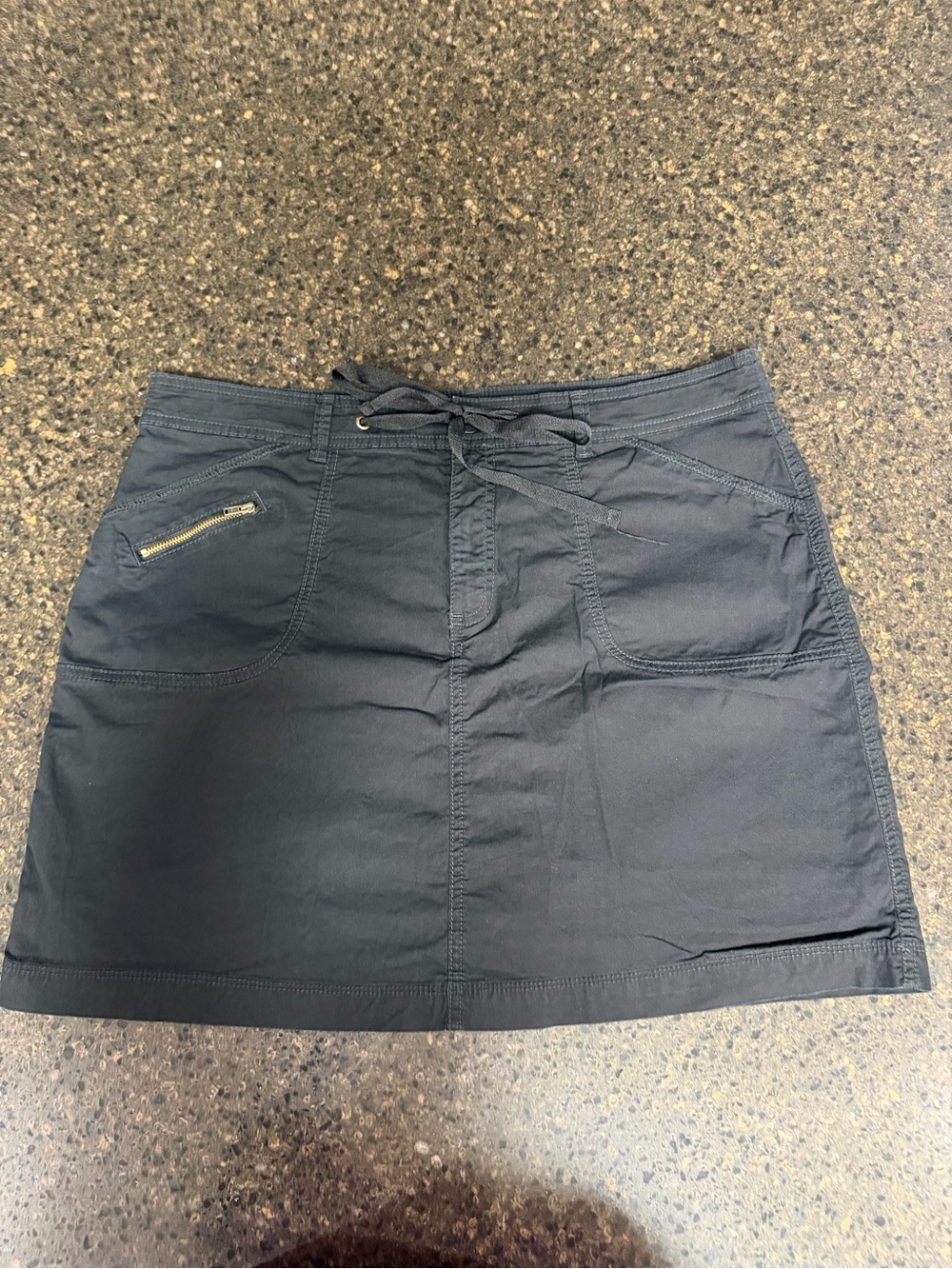 White Stag Black School Uniform Dress Casual Girls Juniors Skort Skirt Shorts